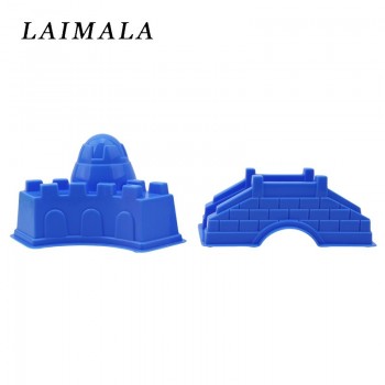 7 Pcs/set Creative Castle Sand Clay Mold Building Pyramid Sandcastle Beach Sand Toy Bath Interactive Funny Game Educational Toys