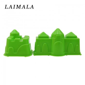 7 Pcs/set Creative Castle Sand Clay Mold Building Pyramid Sandcastle Beach Sand Toy Bath Interactive Funny Game Educational Toys
