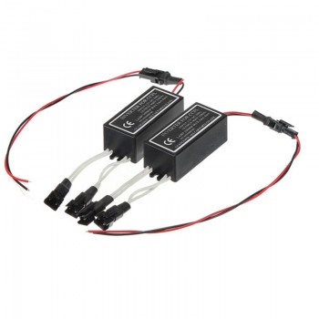 2Pcs CCFL Inverter Spare Ballast for Angel Eyes Halo Rings Kit 12V Replacement Waterproof
