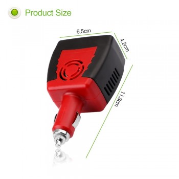 Onever Inverter 150W DC 12V to AC 220V Auto Power Inverter Car Voltage Converter Adapter Adaptor with USB Car Charger