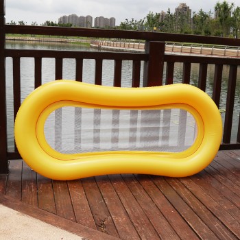 Inflatable Floating Row Swimming Leisure Adult Floating Lounger Beach Bathing Swim Air Pads Inflatable Bed Water Hammock Float