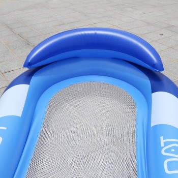 Inflatable Floating Row Swimming Leisure Adult Floating Lounger Beach Bathing Swim Air Pads Inflatable Bed Water Hammock Float