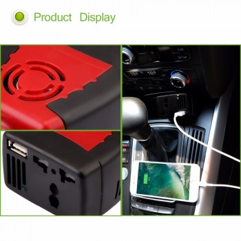 150W 12V Car Power Inverter DC 12V To 220V AC Converter Adapter Car Inverter Accessories For Universal Car