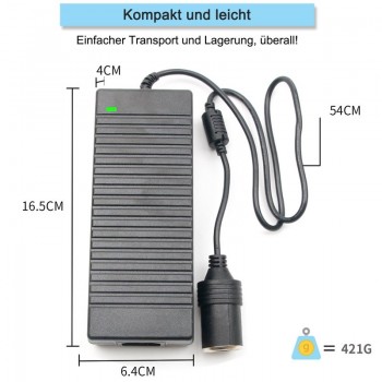 12V Car EU Plug Power Adapter 120W Europe 10A AC To DC Power Supply Voltage Converter 100-220V 230 240V Transformer Rectifier