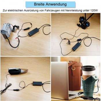 12V Car EU Plug Power Adapter 120W Europe 10A AC To DC Power Supply Voltage Converter 100-220V 230 240V Transformer Rectifier