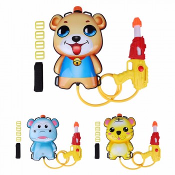 Hot sale Cute Cartoon Animal Kids Beach Toy Children Toy Water Gun Funny Backpack Long Range Beach Play suitable for beach