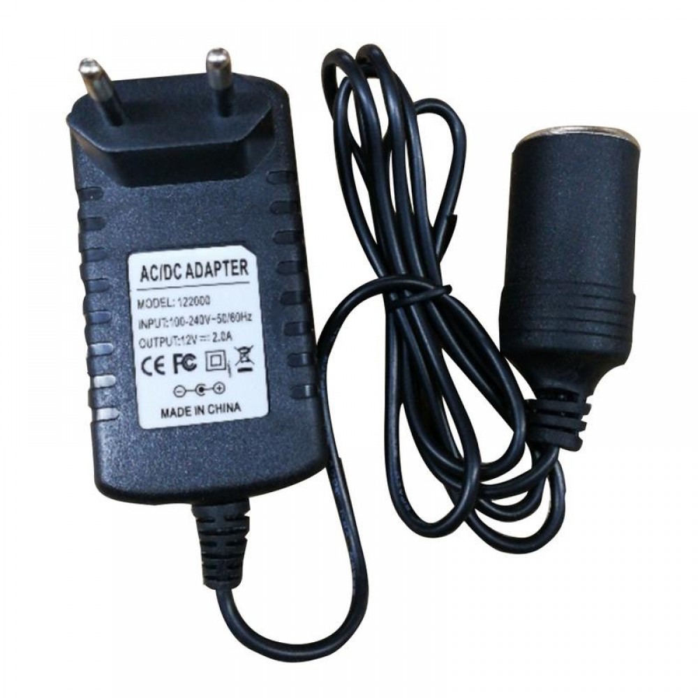 Car Inverter 12V2A Power Converter 220V To 12V Car Adapter On - Board Cigarette Lighter 100-240V To 12V