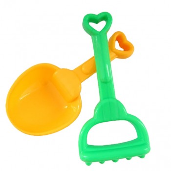 7Pcs Random Color Summer Sand Sandbeach Kids Plastic Beach Toys Castle Bucket Spade Shovel Rake Water Tools Sets JE04