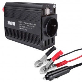 300W Car Inverter 12v 220v 110v 60Hz 50Hz AC DC Converter Car Power Inverter 5V 4.2A Dual USB Charger EU US UK Plug Car Styling