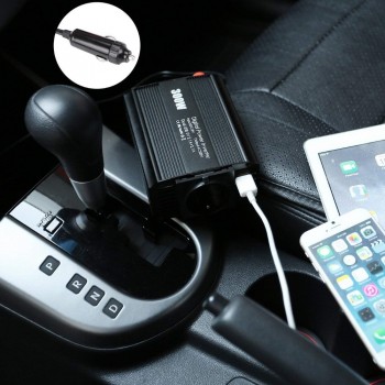 300W Car Inverter 12v 220v 110v 60Hz 50Hz AC DC Converter Car Power Inverter 5V 4.2A Dual USB Charger EU US UK Plug Car Styling