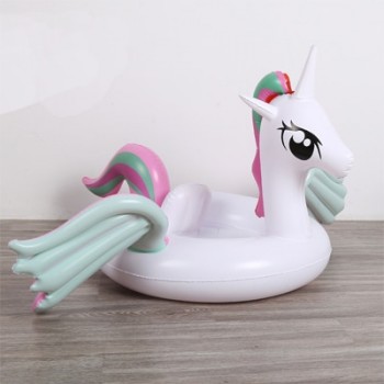Flamingo/Unicorn/Swan/Toucan Baby Ride-on Swimming Ring Inflatable Pool Float For Kids Water Safety Seat Lounger boia Piscina
