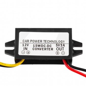 Simple 12V to 5V 3A 15W Vehicular Power Car Led Display Power CPT-UL-1 DC/DC Converter Regulator