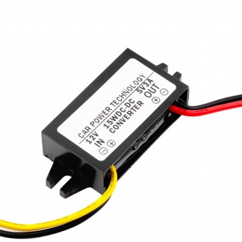 Simple 12V to 5V 3A 15W Vehicular Power Car Led Display Power CPT-UL-1 DC/DC Converter Regulator