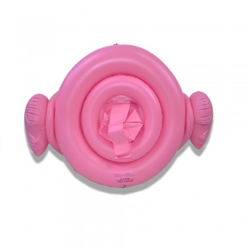 JIAINF kids children flamingo pool float Pink flamingo with awning new arrival swimming pool flamingo inflatable ring with seat