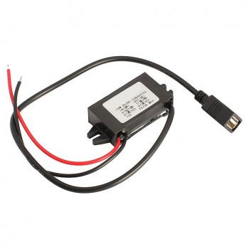 Car Charger Converter Adapter DC 8~20v 12V To 5V 3A 15W 34m Step Down Module With USB Cable for Auto Car Accessories