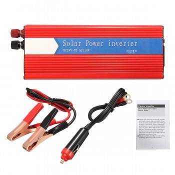 10000W Car Power Inverter 12/24V To AC 220/110V USB Modified Sine Wave Converter Sturdy Durable Red Universal Intelligent
