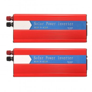 10000W Car Power Inverter 12/24V To AC 220/110V USB Modified Sine Wave Converter Sturdy Durable Red Universal Intelligent