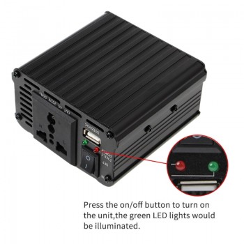 New 300W/400W/500W/600W Power Inverter Converter DC 12V to 220V AC Cars Inverter with Car Adapter