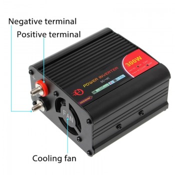 New 300W/400W/500W/600W Power Inverter Converter DC 12V to 220V AC Cars Inverter with Car Adapter