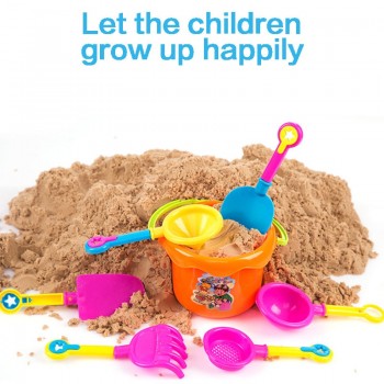 9Pcs Kids Sand Beach Toys Castle Bucket Spade Shovel Rake Tools Set For Kids Toys Seaside Games