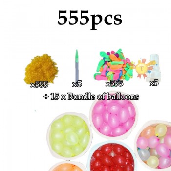 1444pcs Water Balloons Refill Package Funny Summer Outdoor Toy Water Balloon Bombs Summer Novelty Gag Toys For Children