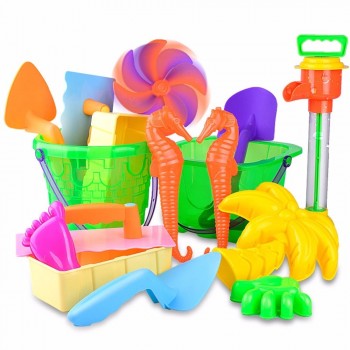 Funny Beach Sand Toy Set Models Molds Bucket Shovels Rake Garden Beach Bucket Beach Shovel Toys For Kidsamp;Children