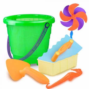 Funny Beach Sand Toy Set Models Molds Bucket Shovels Rake Garden Beach Bucket Beach Shovel Toys For Kidsamp;Children