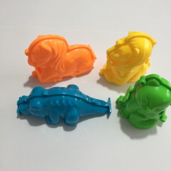 4 pcs 3D Sand Mold Beach Toys Beach Sand Playing ToolsBucket Spade Shovel Rake Pretending Toys Baby Sand Mold Toys Set