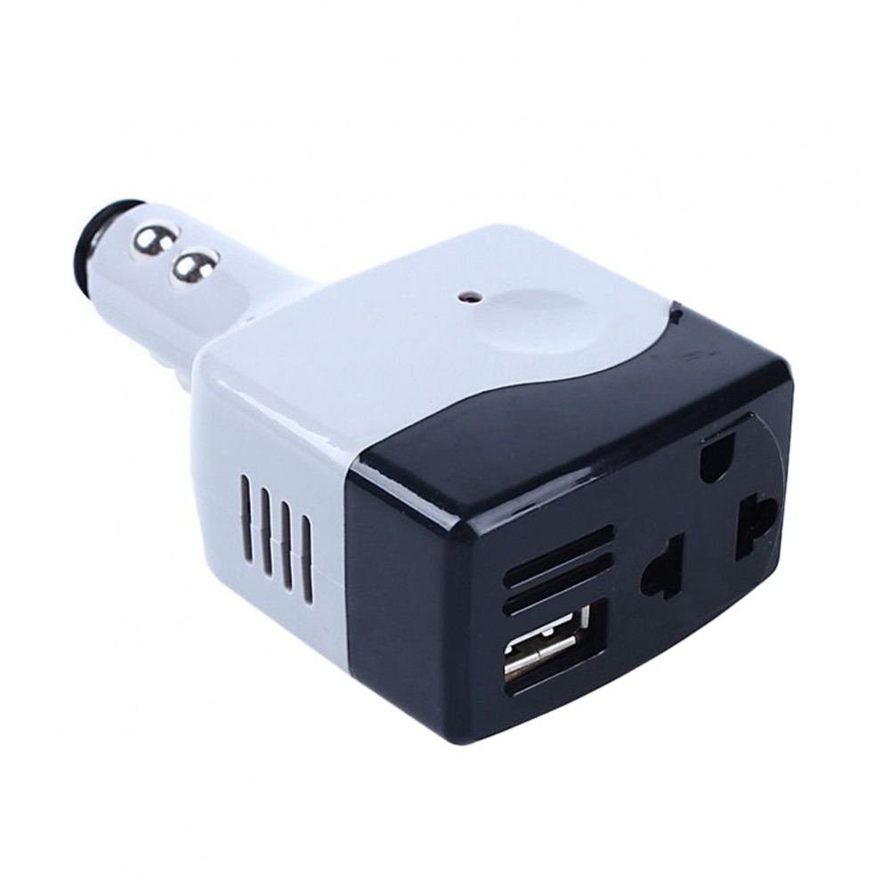 5W Automobiles Converter DC 12V-24V to AC 220V Car Voltage Power Inverter USB Car-charger for Phone MP3 Short Circuit Protection