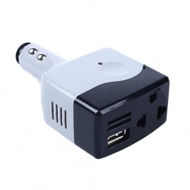 5W Automobiles Converter DC 12V-24V to AC 220V Car Voltage Power Inverter USB Car-charger for Phone MP3 Short Circuit Protection