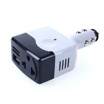 5W Automobiles Converter DC 12V-24V to AC 220V Car Voltage Power Inverter USB Car-charger for Phone MP3 Short Circuit Protection