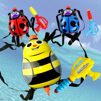 Children Kids Water Spray Blaster Toy Pumping Pull With Backpack For Summer Beach  YH-17