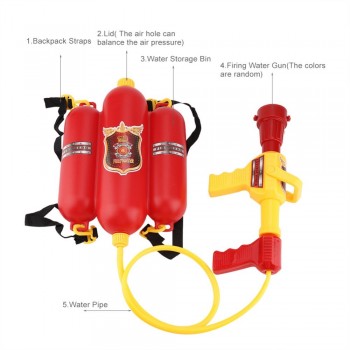 Water Fight Child Fire Backpack Nozzle Water Gun Toy Air Pressure Water Gun Summer Beach Party Toys Splashing Outdoor Games