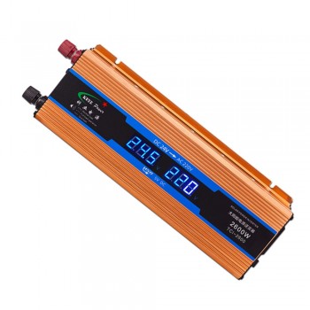 New Car Inverter 24V 2600W Power Suppl Converter DC 24V to AC 220V Automobiles Voltage inversor Car USB Charger CY925-CN