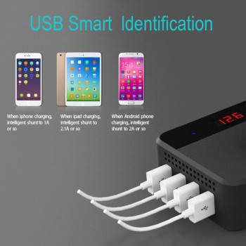 Car Inverters 200W Car Auto Power Inverter DC 12V to AC 220V with 4 USB Ports+ 2 220V Sockets Charger Splitter Car Accessories