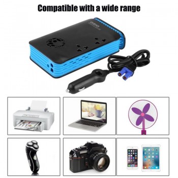 Car Inverter Power Converter 200W DC 12V to AC 220V Cigarette Lighter Adapter USB Port New Car Accessories