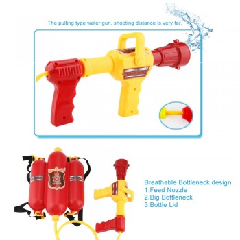 Water Fight Child Fire Backpack Nozzle Water Gun Toy Air Pressure Water Gun Summer Beach Party Toys Splashing Outdoor Games