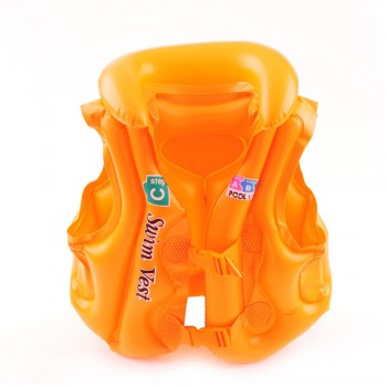 PVC Childrens Inflatable Swimwear Vest Baby Childrens Life Jacket Summer Beach Tourism Swimming Auxiliary Water Sports