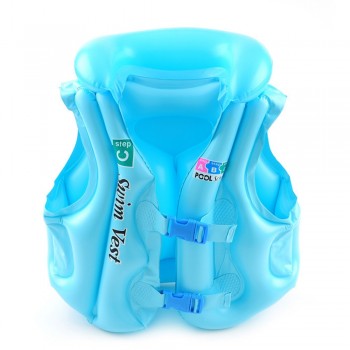PVC Childrens Inflatable Swimwear Vest Baby Childrens Life Jacket Summer Beach Tourism Swimming Auxiliary Water Sports