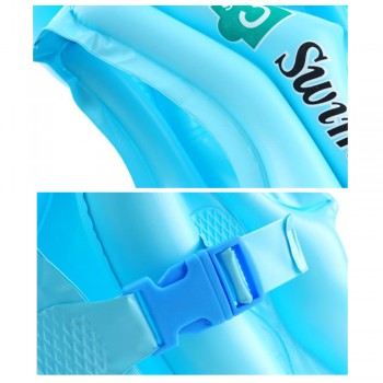 PVC Childrens Inflatable Swimwear Vest Baby Childrens Life Jacket Summer Beach Tourism Swimming Auxiliary Water Sports