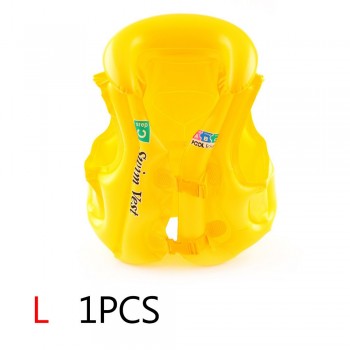 PVC Childrens Inflatable Swimwear Vest Baby Childrens Life Jacket Summer Beach Tourism Swimming Auxiliary Water Sports