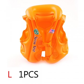 PVC Childrens Inflatable Swimwear Vest Baby Childrens Life Jacket Summer Beach Tourism Swimming Auxiliary Water Sports