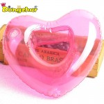 20*6cm Shape Heart PVC Lovely Economic Convenient Drink Holder Cup Inflatable Cup Holder Red Floating Summer Hawaii Toys AWE9561
