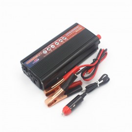 Car Inverter DC12V/24V to AC 220V 1000W Power Converter 12V to 220v Inversor Adapter Modified Sine Wave Power with USB Charge