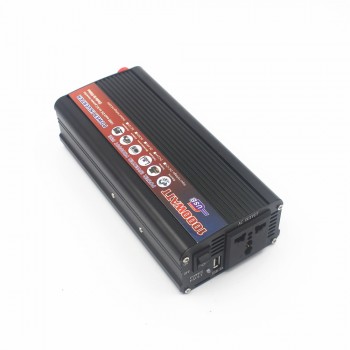 Car Inverter DC12V/24V to AC 220V 1000W Power Converter 12V to 220v Inversor Adapter Modified Sine Wave Power with USB Charge