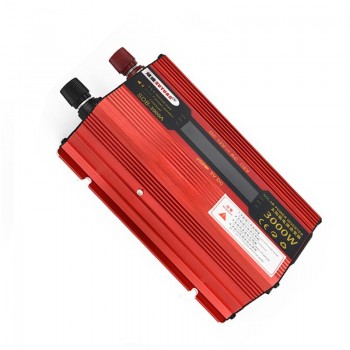 4000W DC12/24V to AC110/220V 4 USB Interfaces LED High Quality Aluminum Alloy Digital Display Solar Car Power Inverter Converter