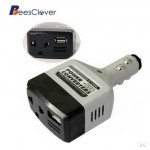 BEESCLOVER Car Power Converter Inverter 12V/24V for 220V Adapter Charger Car Cigarette Lighter Socket Power+USB Converter r35