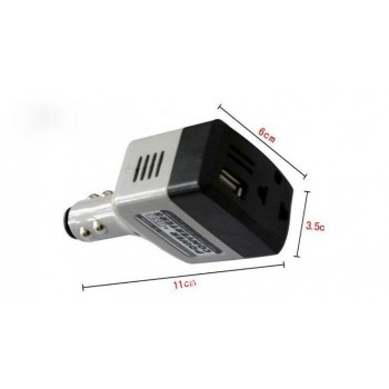 BEESCLOVER Car Power Converter Inverter 12V/24V for 220V Adapter Charger Car Cigarette Lighter Socket Power+USB Converter r35