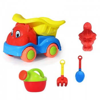 2019 New 5PCS Childrens Beach Toy Car Set Plastic Non-toxic Sand Snow Play Toy Model Suit for Babies Kids Boys Girls