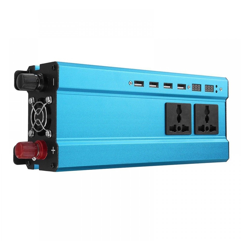 2000W Inverter Dual USB Car Inverter 12v 220v DC to AC Power Inverter Charger Vehicle Power USB charger
